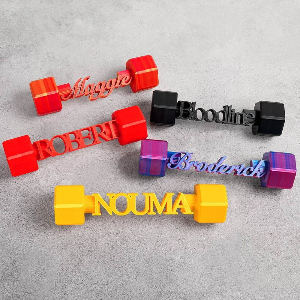 Personalized Name Full Size Dumbbell