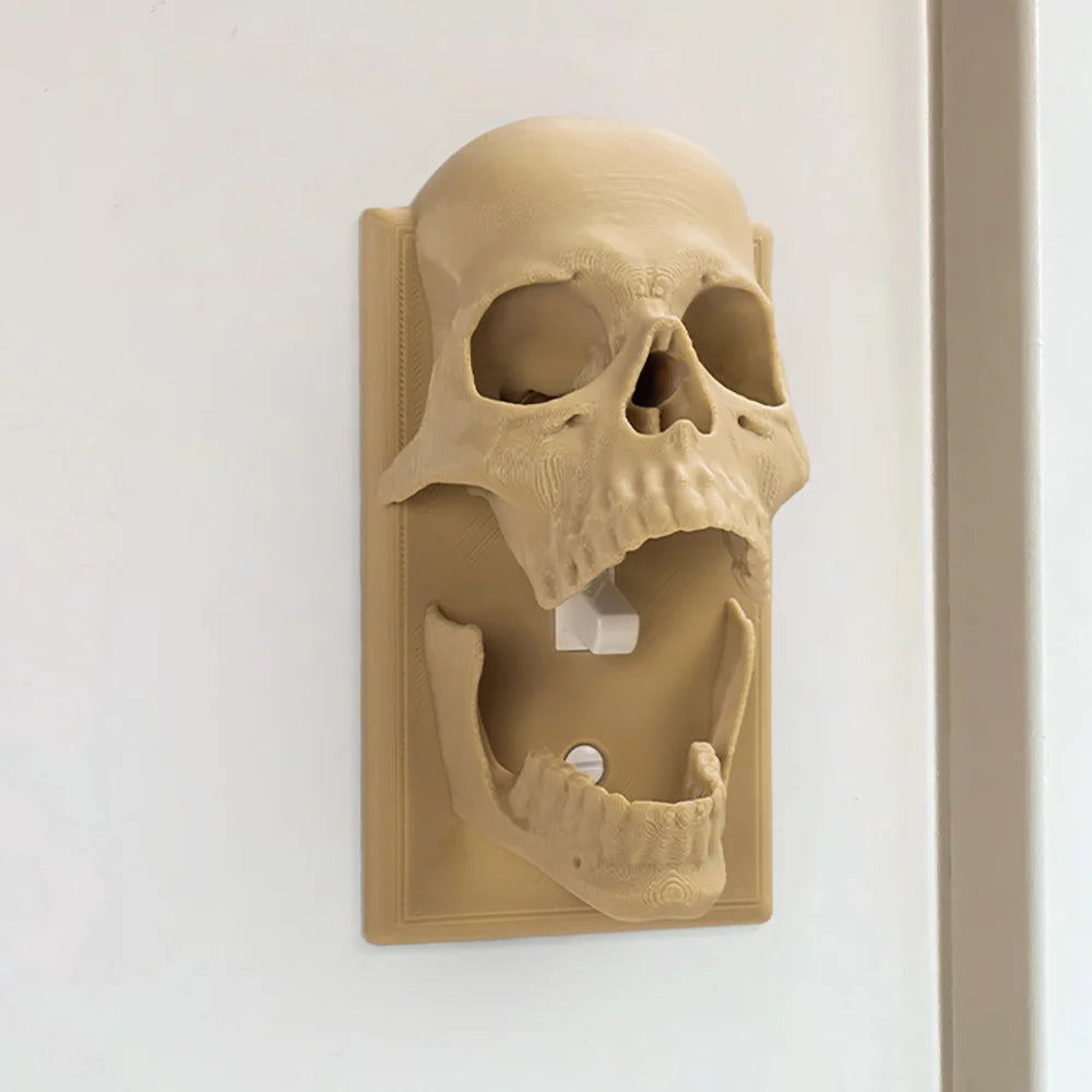 Gothic Skull Light Switch Cover