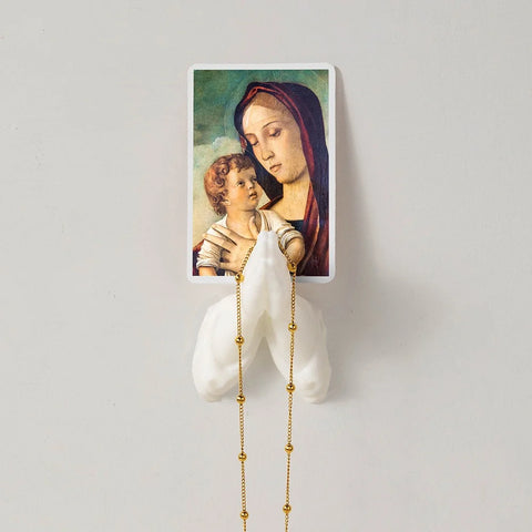 3D Printed Prayer Hands Wall Mount Holder