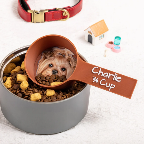 Pet Portrait and Name Food Measuring Cup