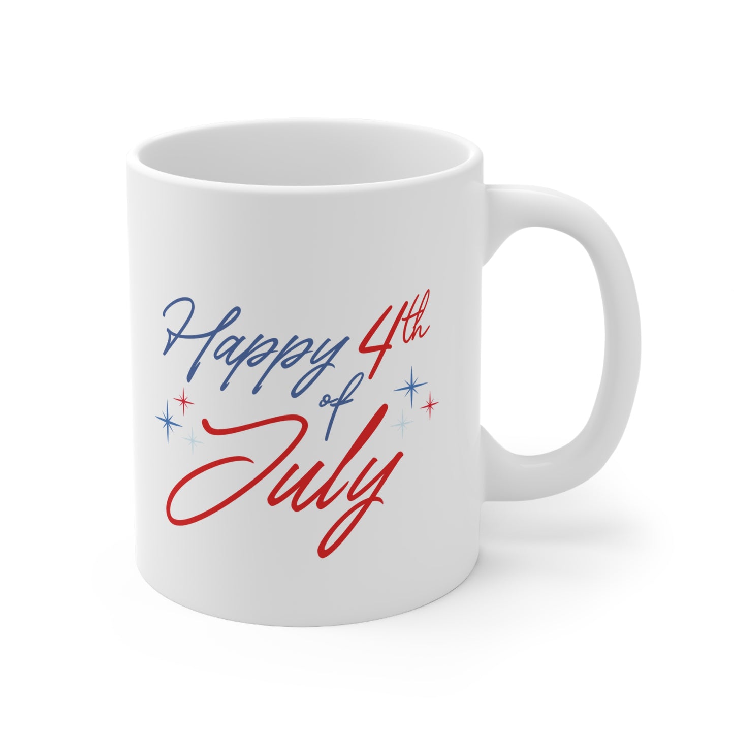 Happy 4th of July 11oz Ceramic Mug