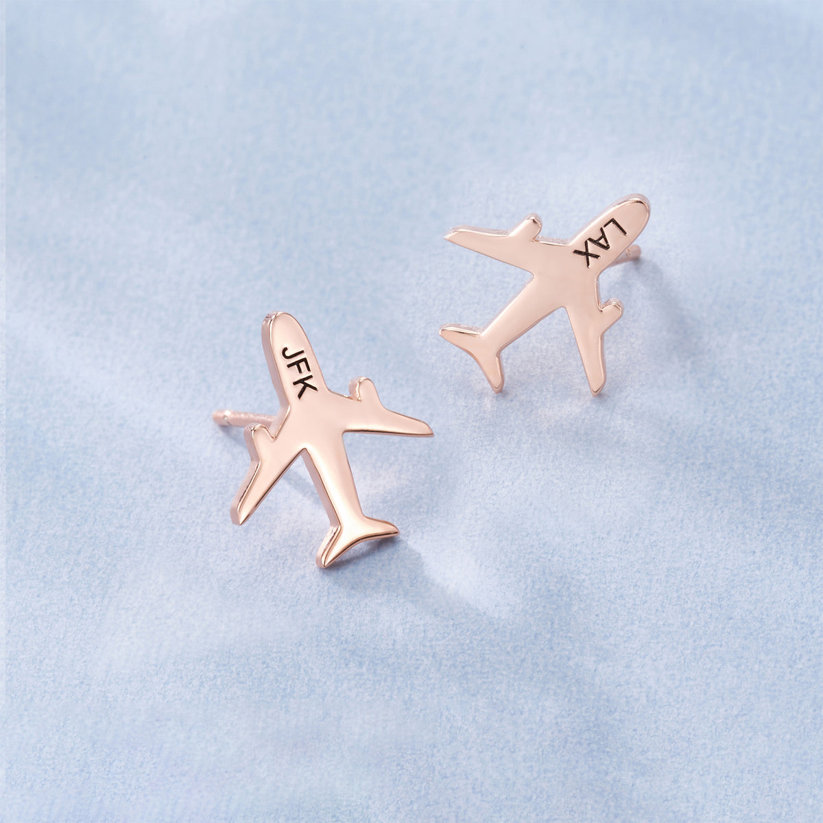 Mini Airplane Earrings