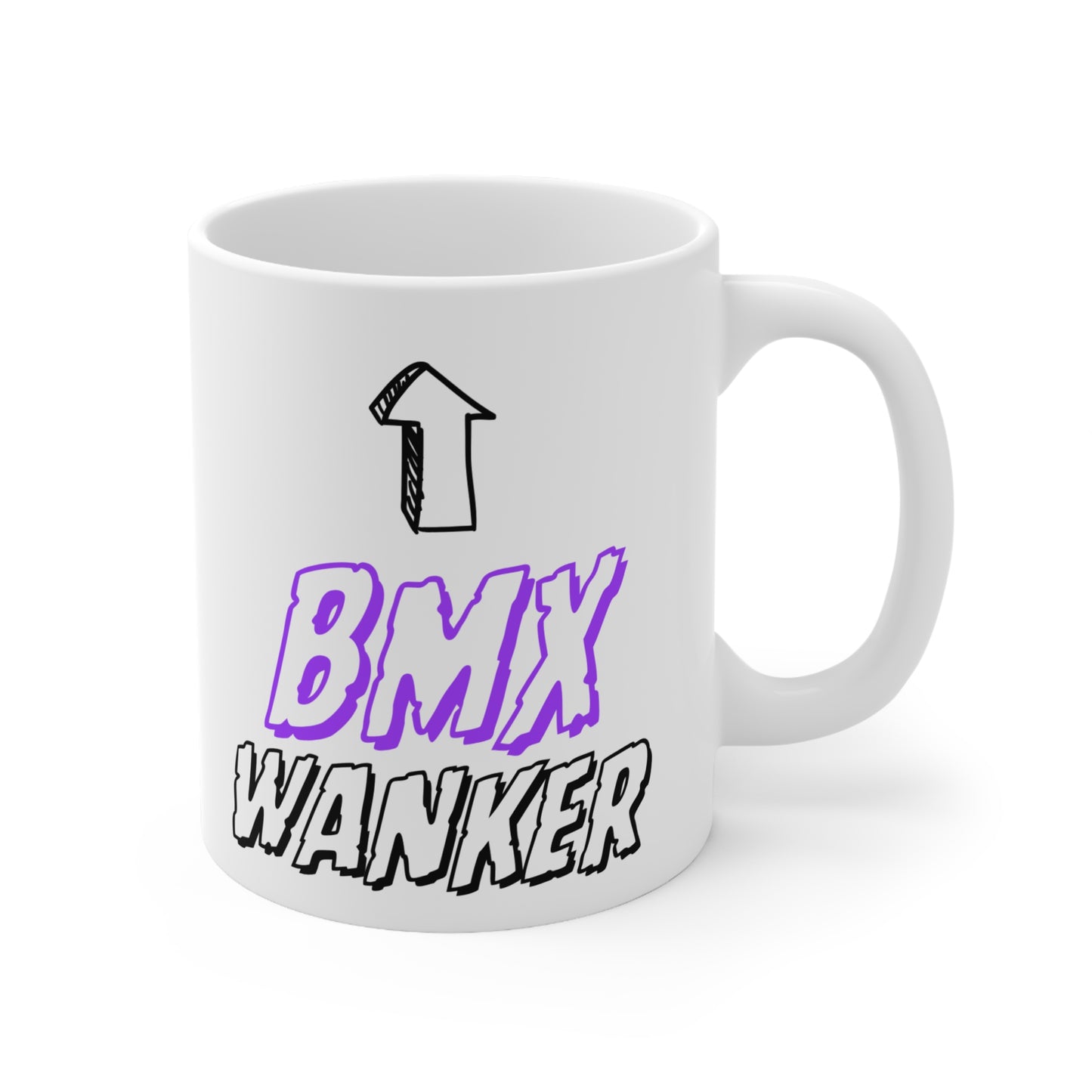 BMX Wanker Quote 11oz Ceramic Mug