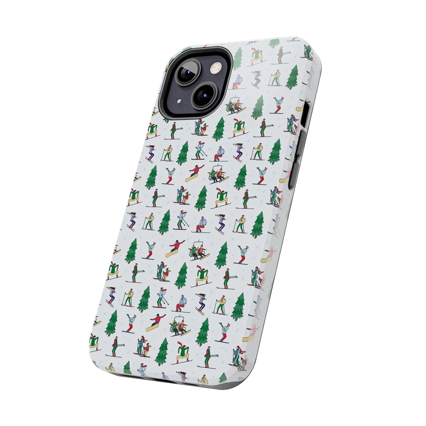 Winter Ski Landscape Print Phone Case