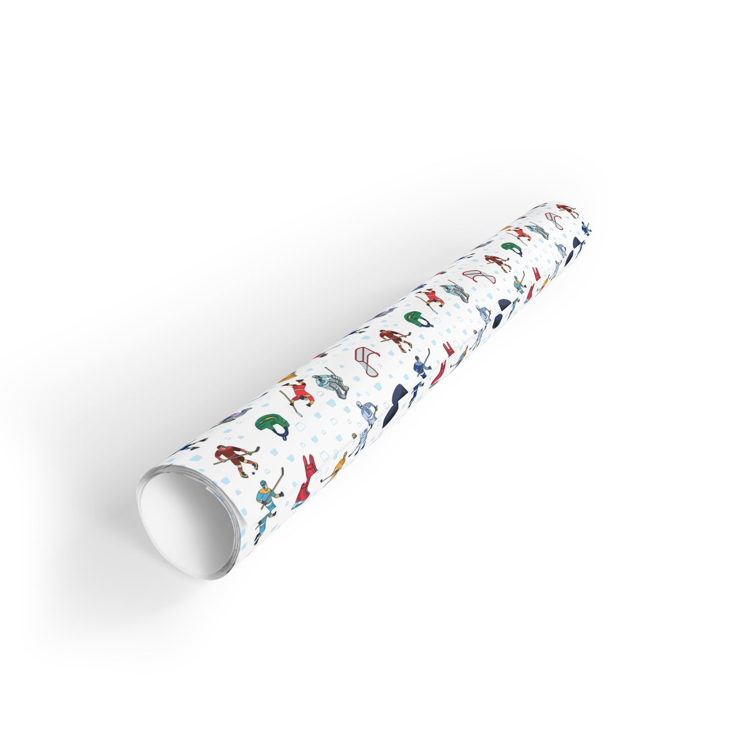 Ice Hockey Print Gift Wrapping Paper Roll