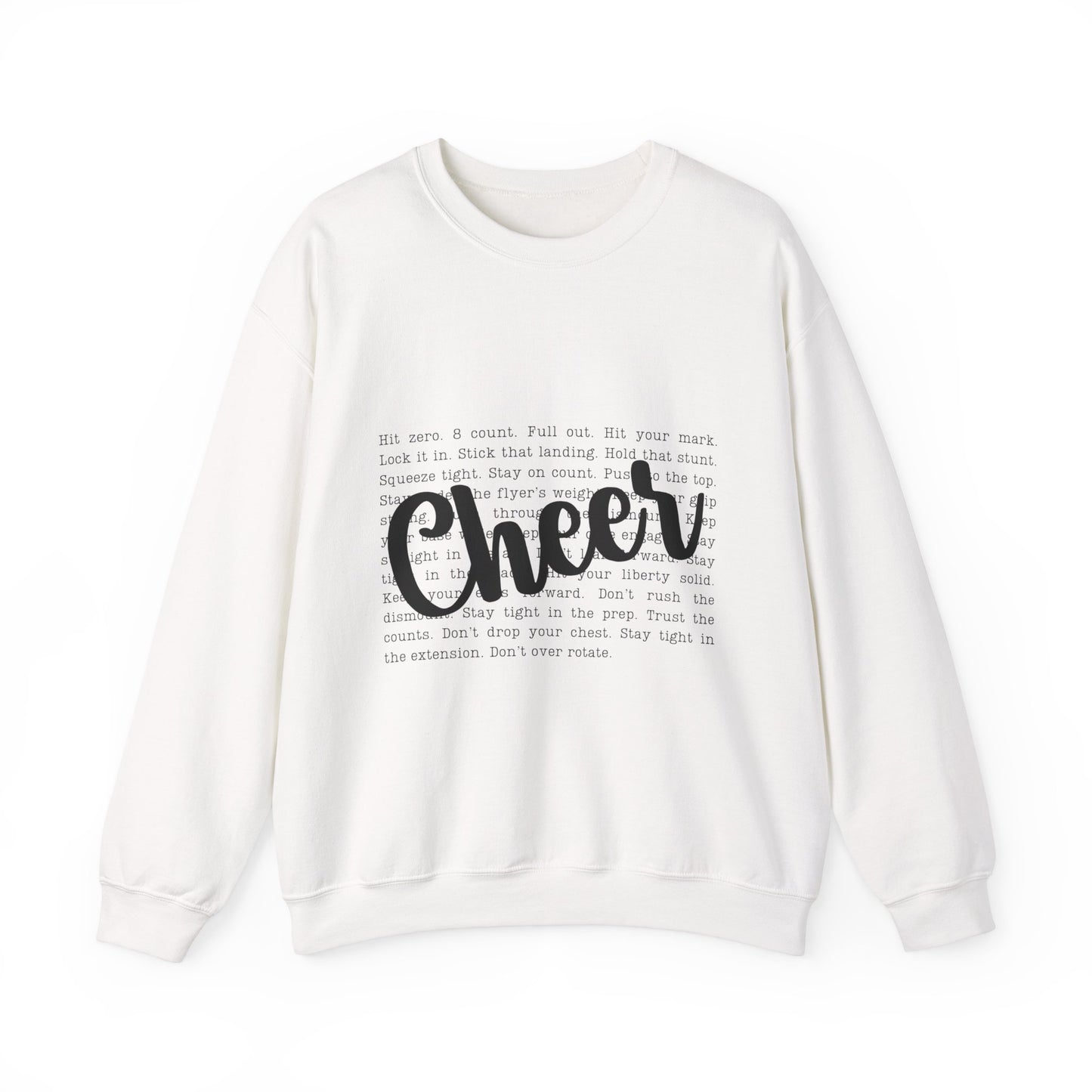Cheer Motivation Sweatshirt and T-Shirt