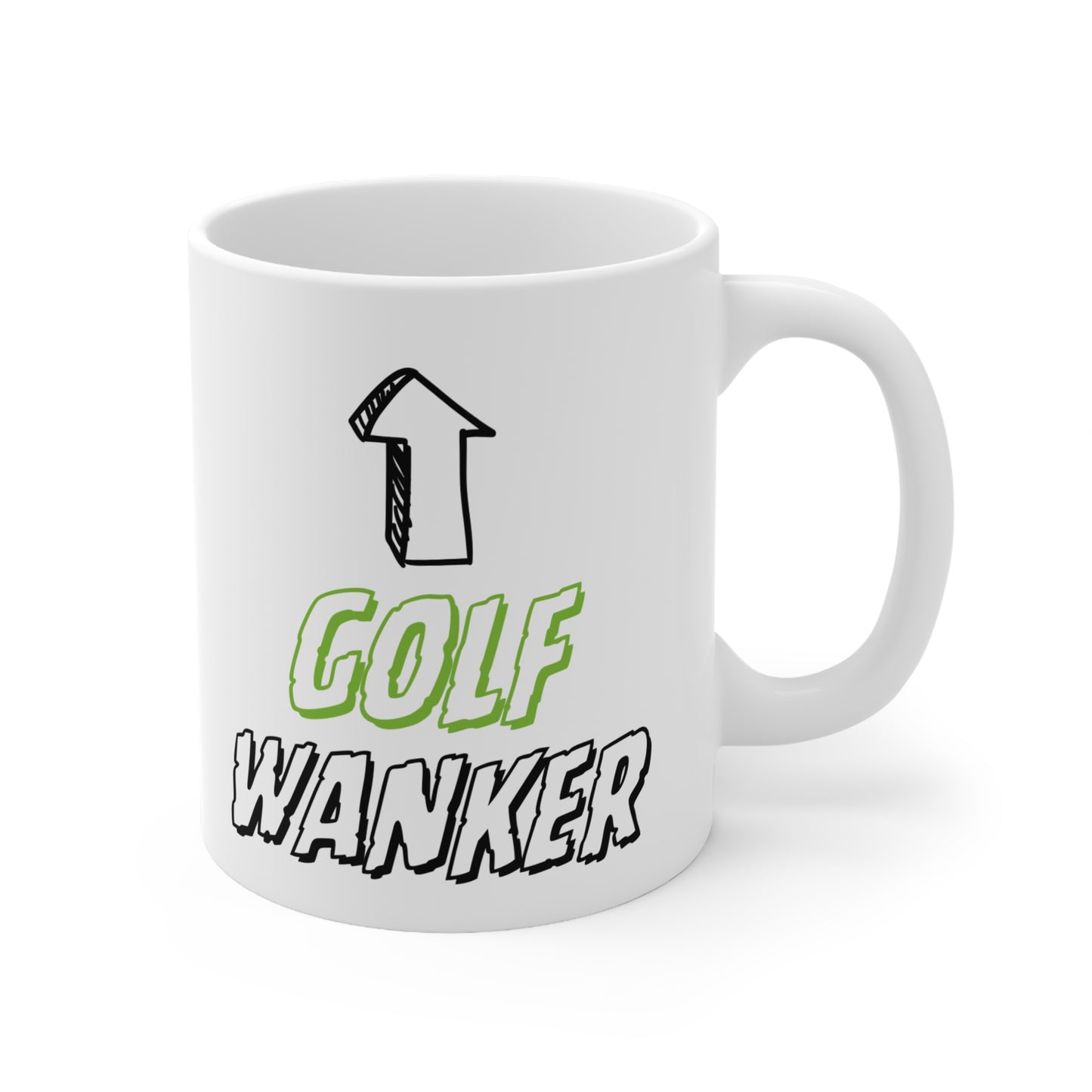 Golf Wanker Quote 11oz Ceramic Mug
