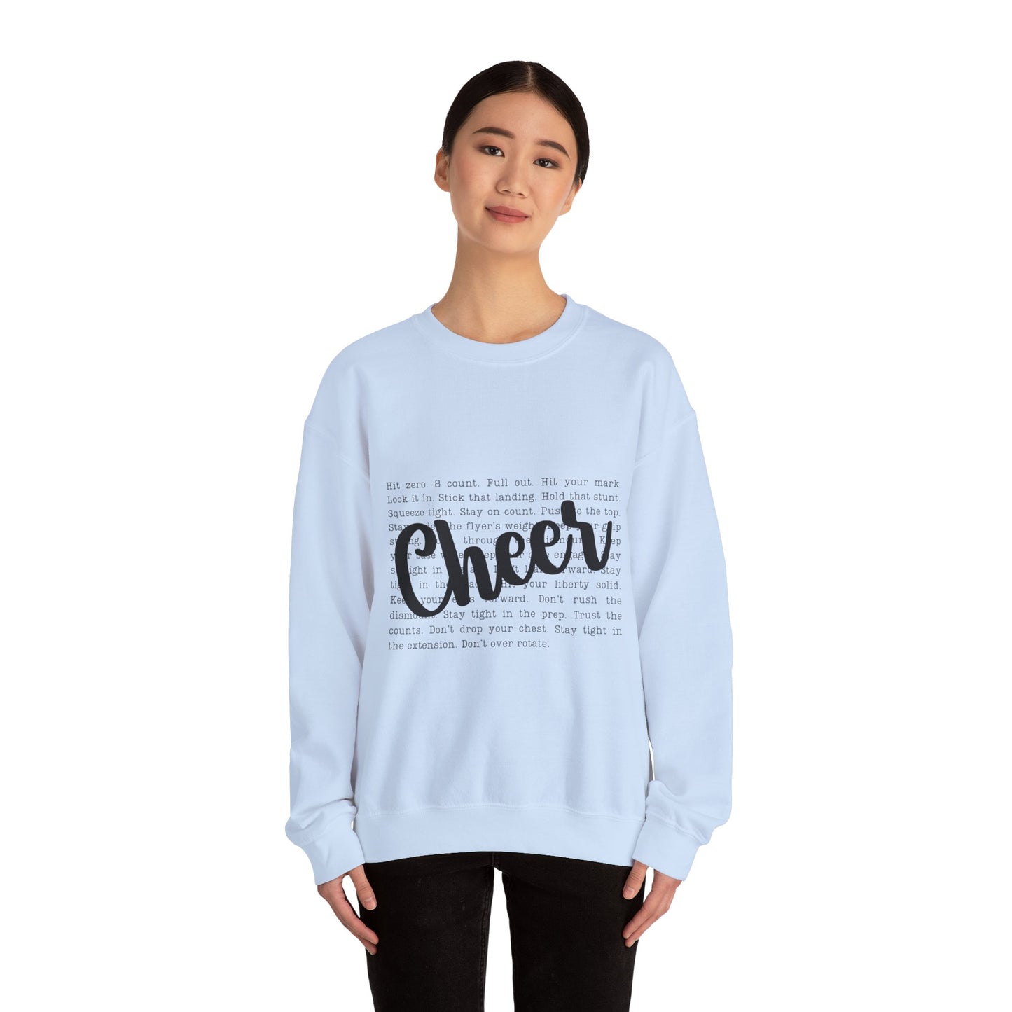 Cheer Motivation Sweatshirt and T-Shirt