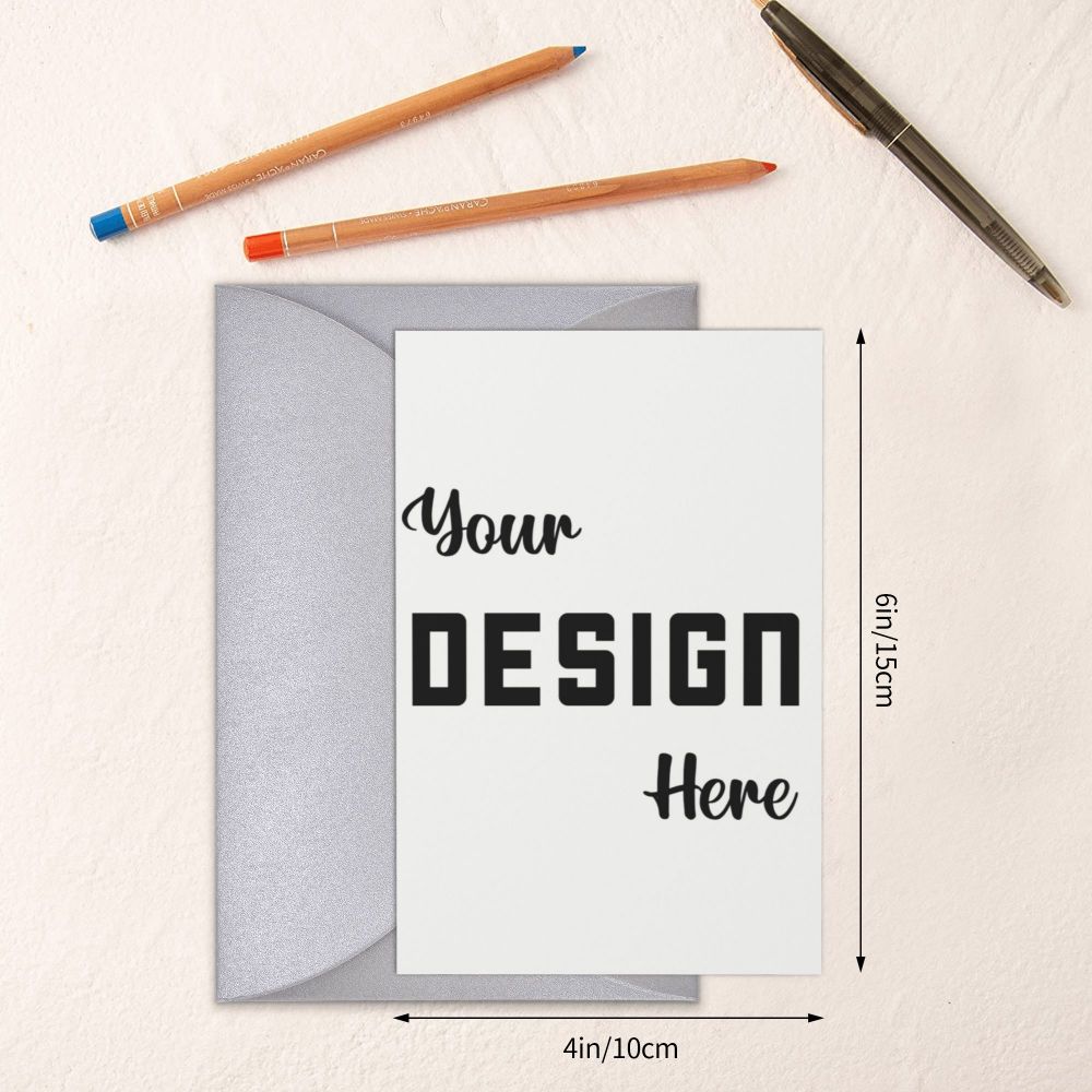 Customized Card with Pictures and Envelope