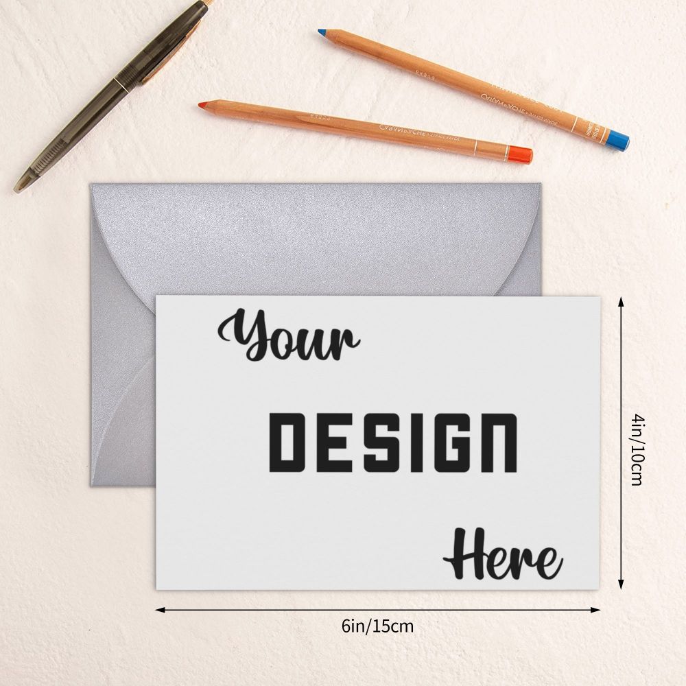 Customized Card with Pictures and Envelope
