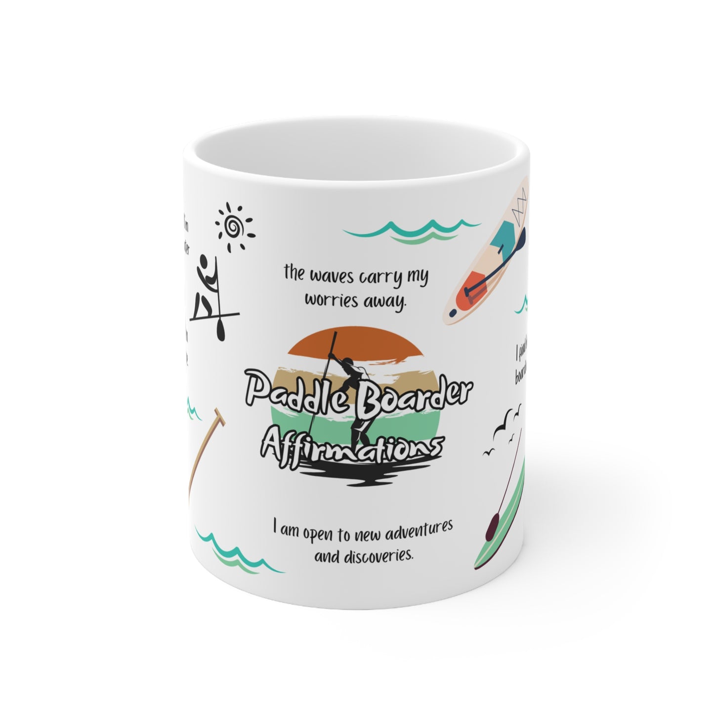 Paddle Boarder Positive Affirmations Mug