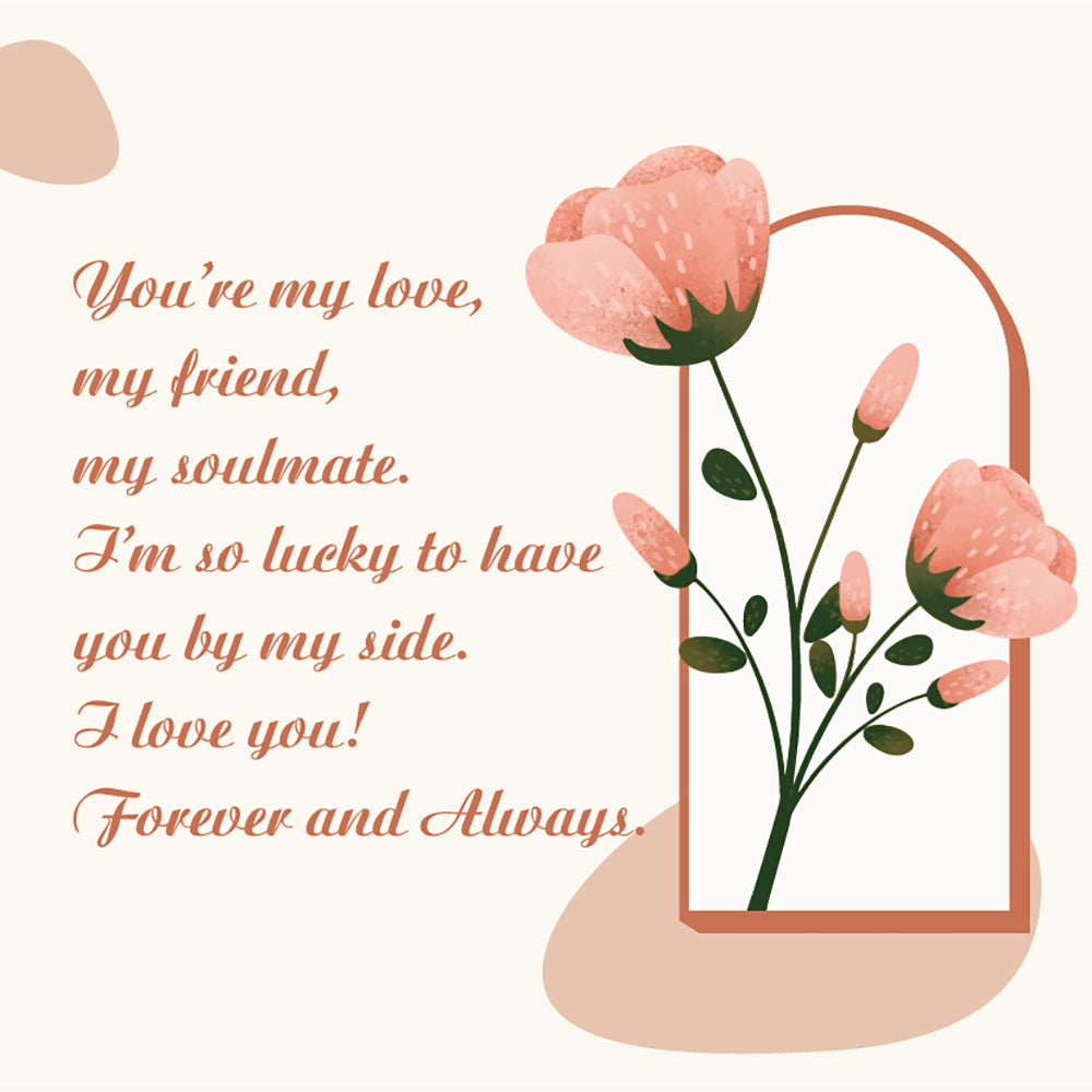 Message card - My love, my friend, my soulmate