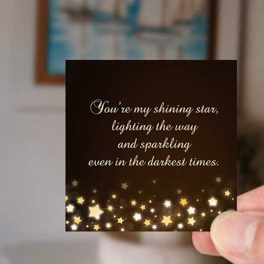 Message Card - My shining star