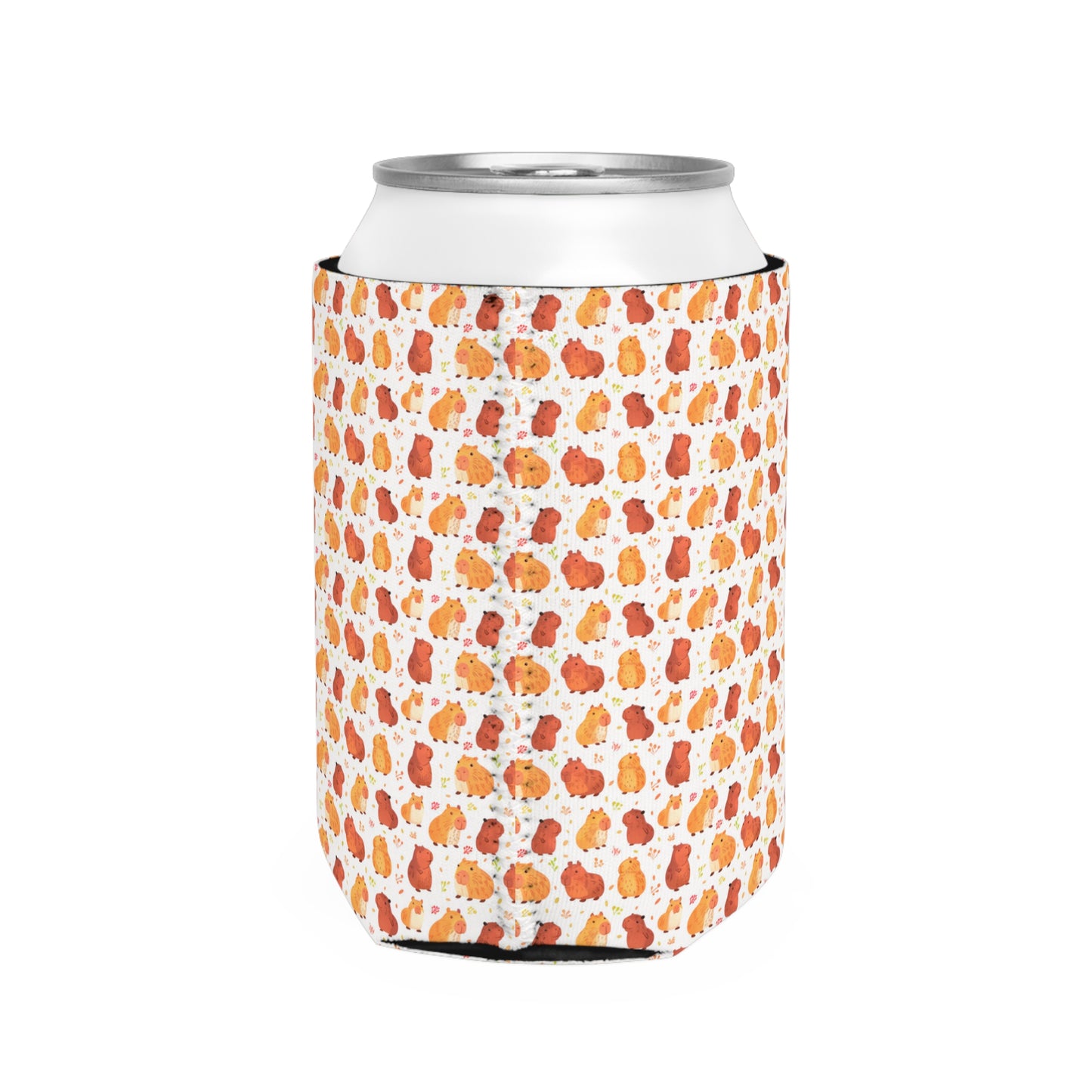 Capybara Printed Can Cooler Sleeve