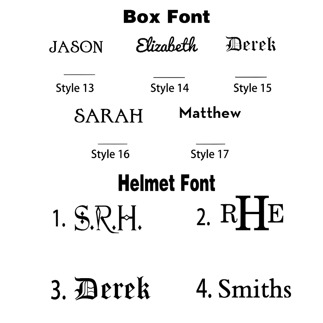 Personalized Motorcycle Helmet Keychain with Name + Custom Gift Box