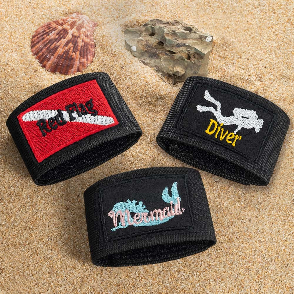Personalized Embroidered Scuba Divers BCD Name Tag