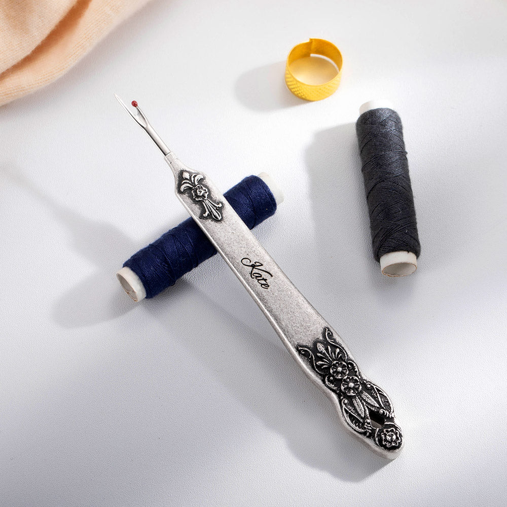 Vintage Style Seam Ripper with Custom Name