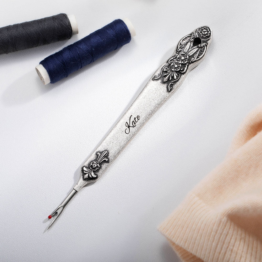 Vintage Style Seam Ripper with Custom Name