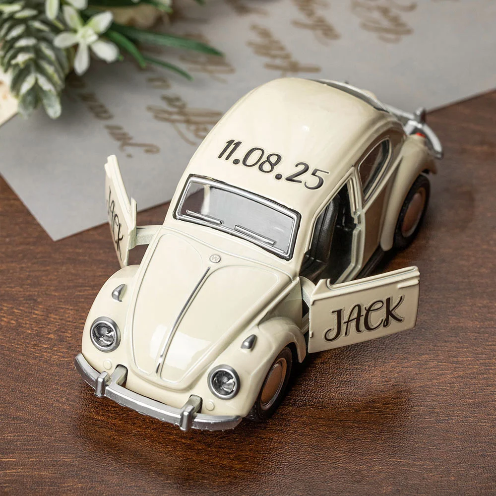 Custom Mini Beetle Wedding Toy Car