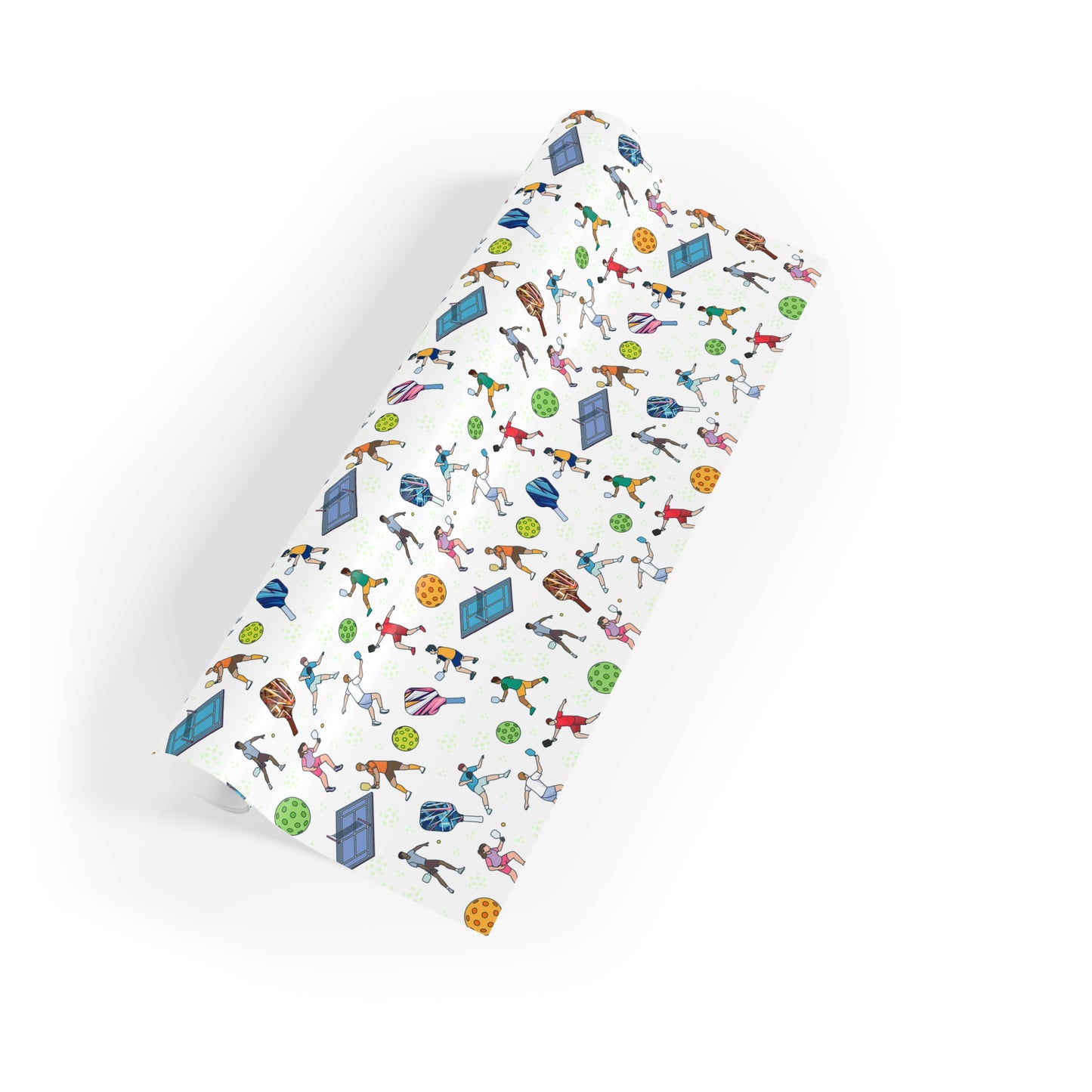 Pickleball Print Gift Wrapping Paper Roll