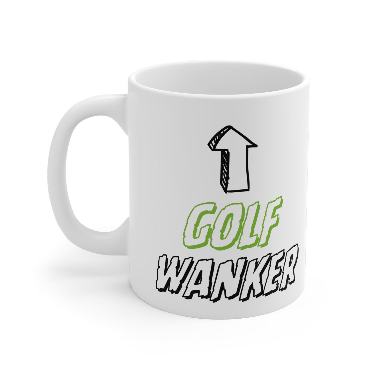 Golf Wanker Quote 11oz Ceramic Mug