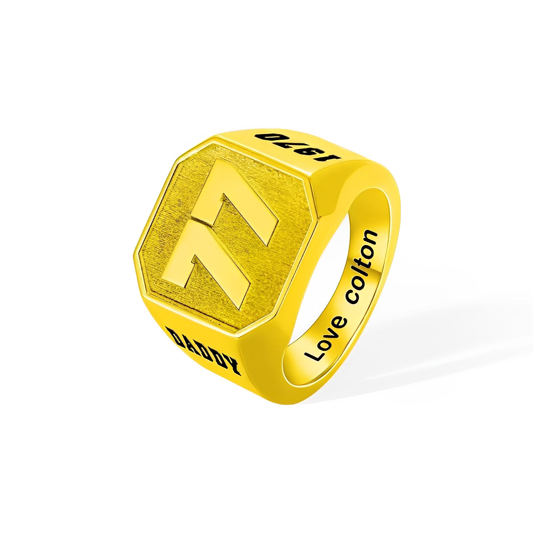 Customized Engraved Championship Ring