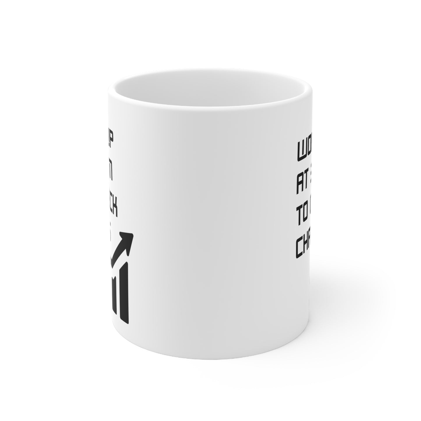 'Woke Up at 3am to Check Charts' Crypto Enthusiast 11oz Ceramic Mug