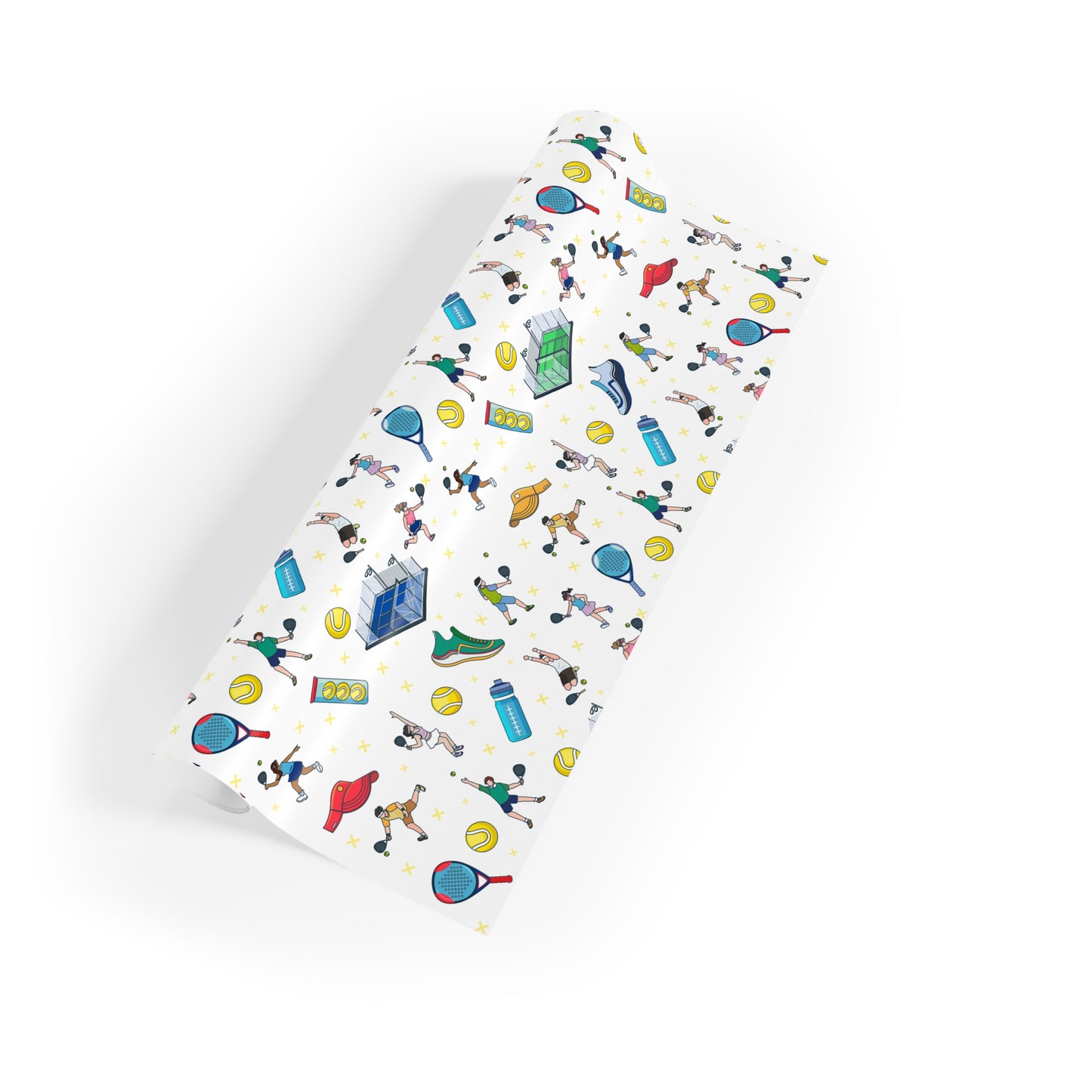 Padel Print Gift Wrapping Paper Roll