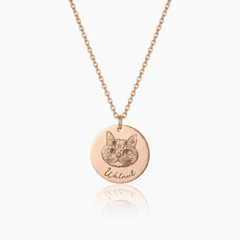 Ketting met dierenportret