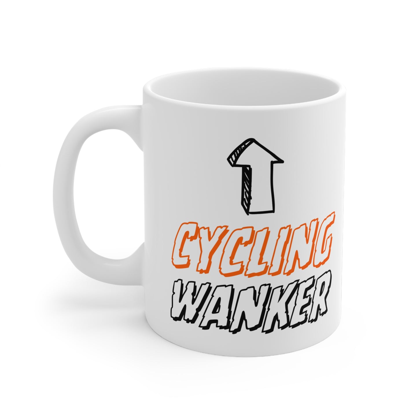 Cycling Wanker Quote 11oz Ceramic Mug