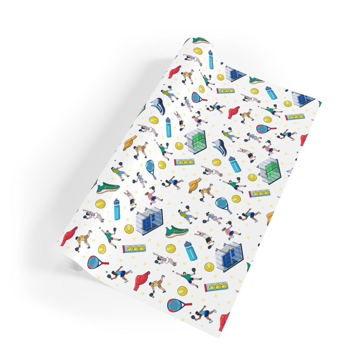 Padel Print Gift Wrapping Paper Roll