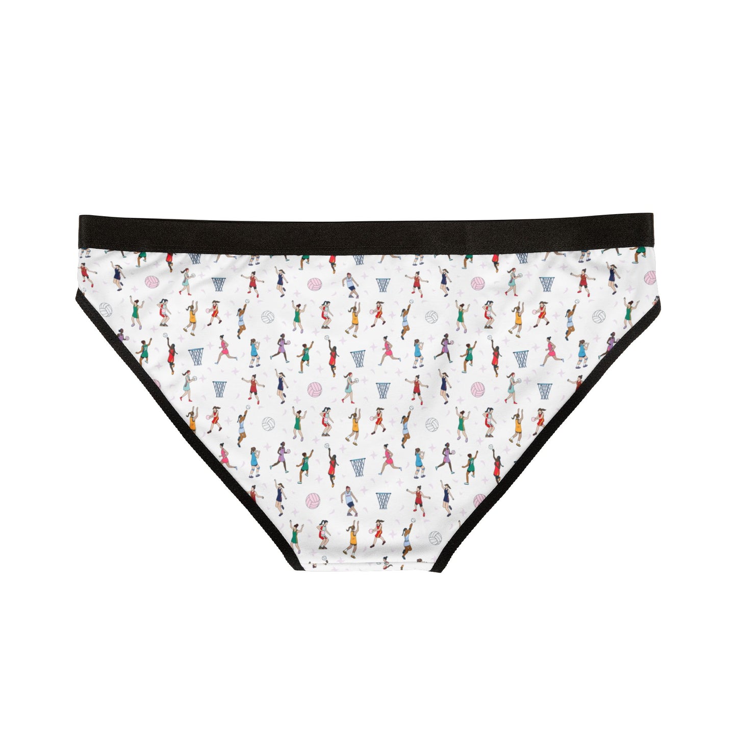 Netball Print Women's Briefs Underwear