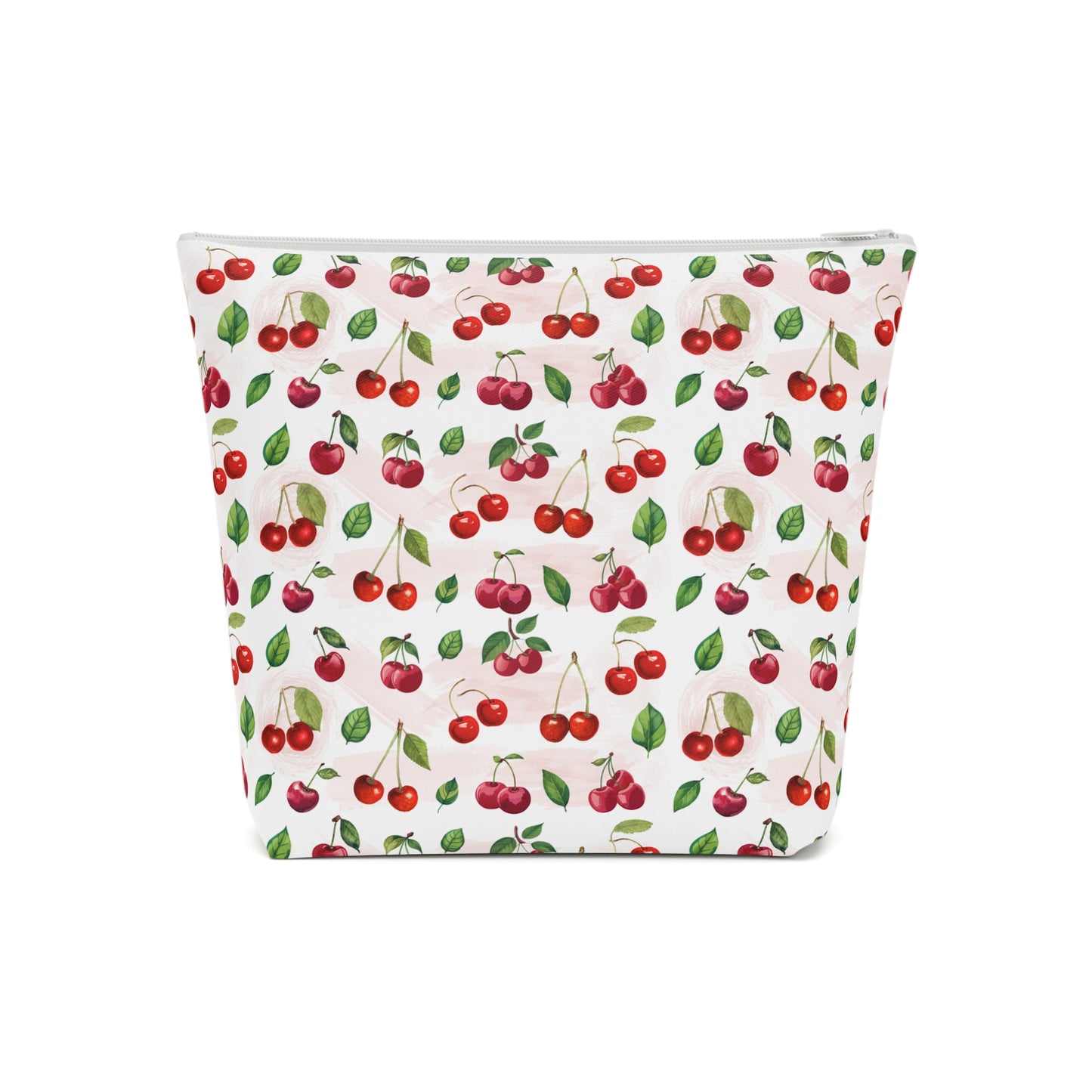 Cherry Print Cotton Cosmetic Bag/Makeup Travel Pouch