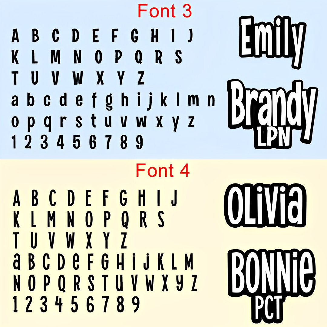 Sparkly Custom ID Name Badge Holder