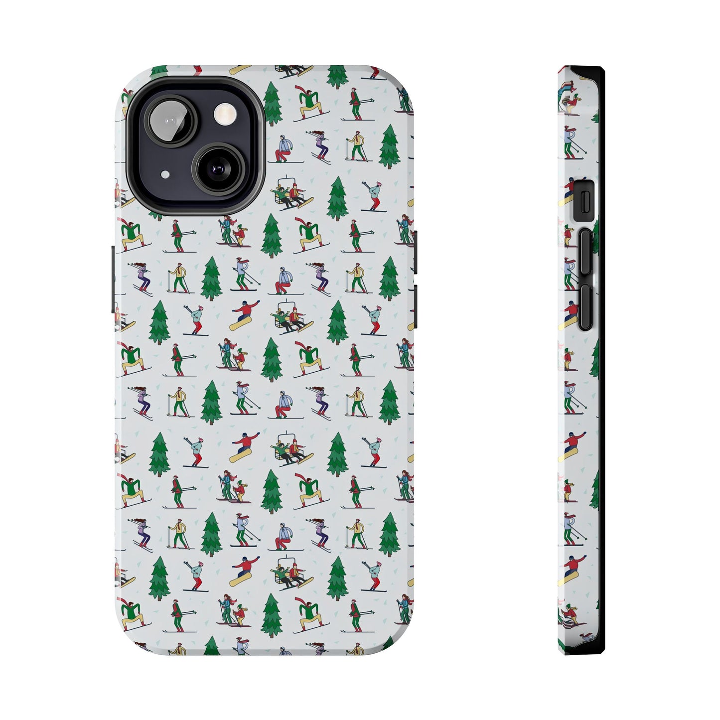 Winter Ski Landscape Print Phone Case