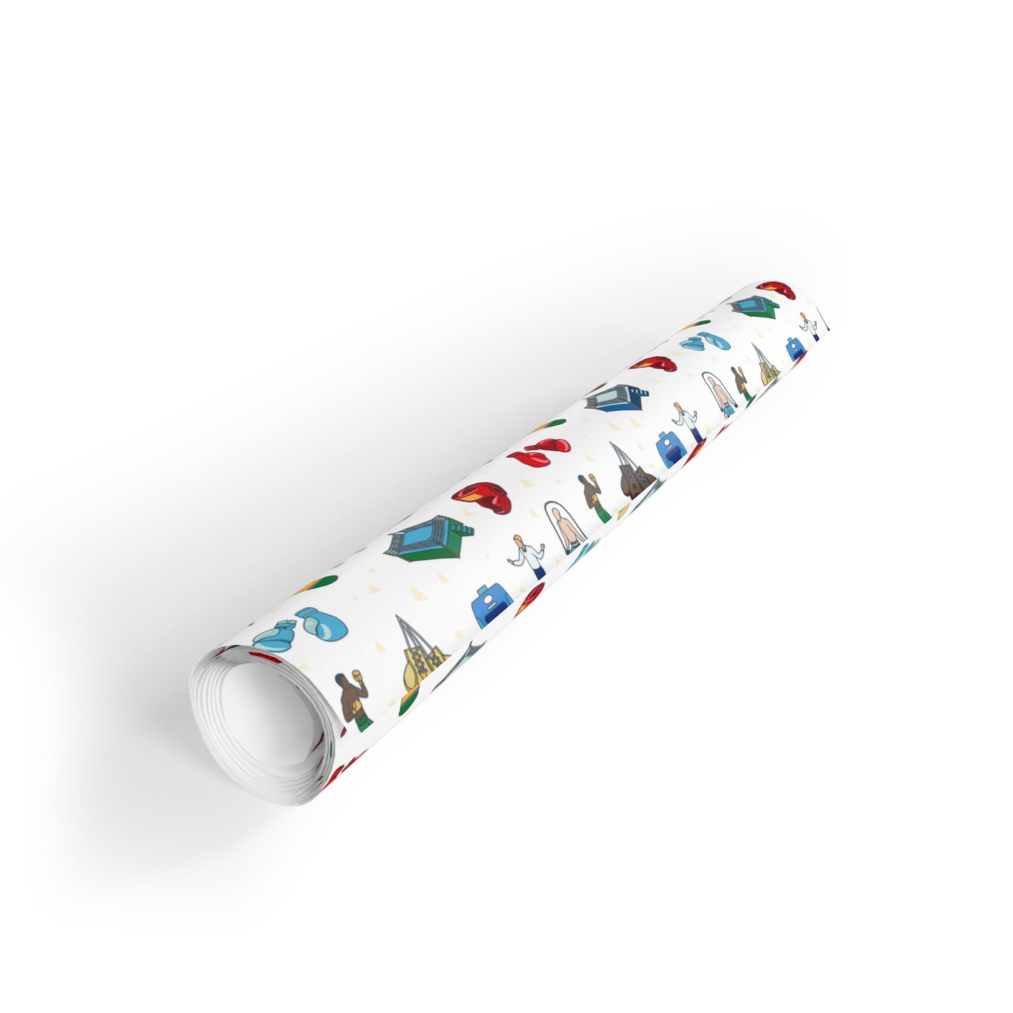 Boxing Print Gift Wrapping Paper Roll