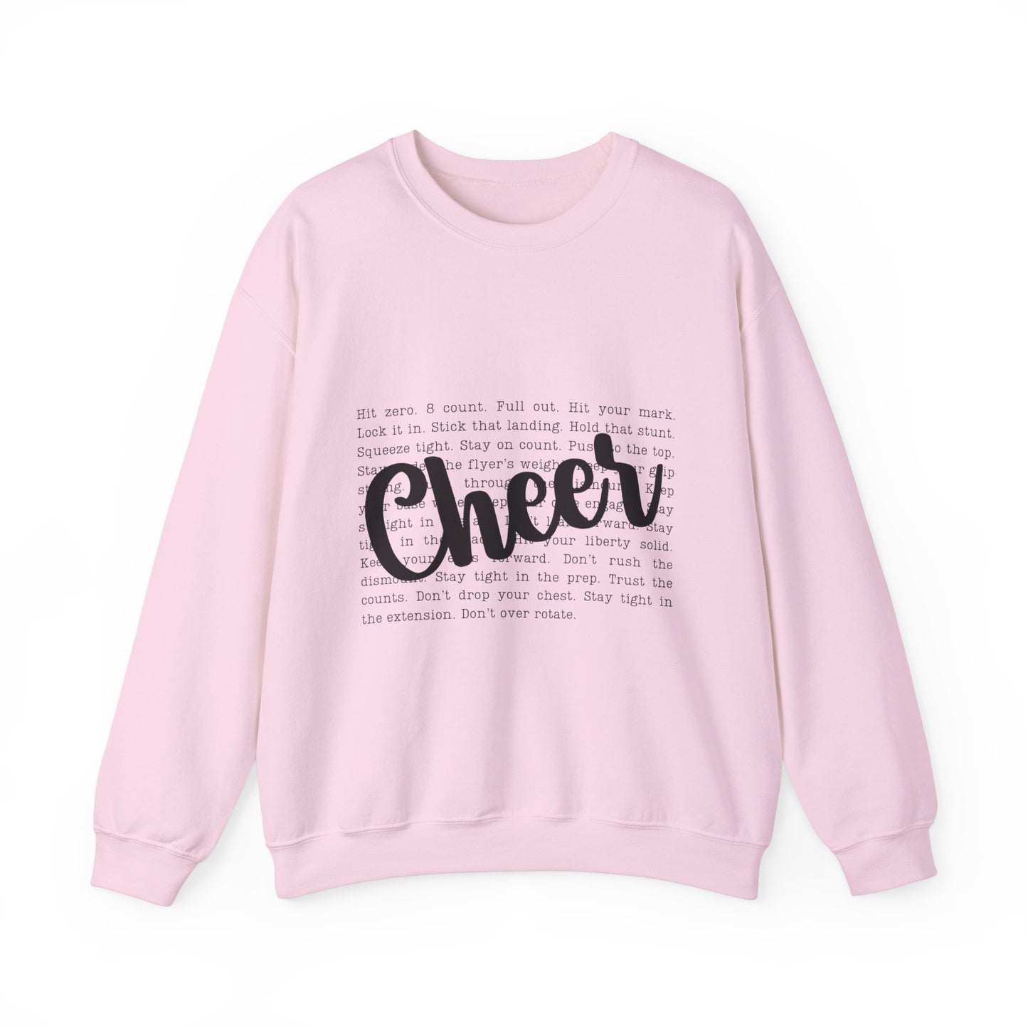 Cheer Motivation Sweatshirt and T-Shirt