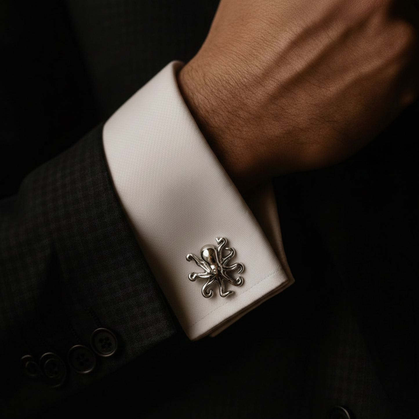 Octopus Shaped Cufflinks