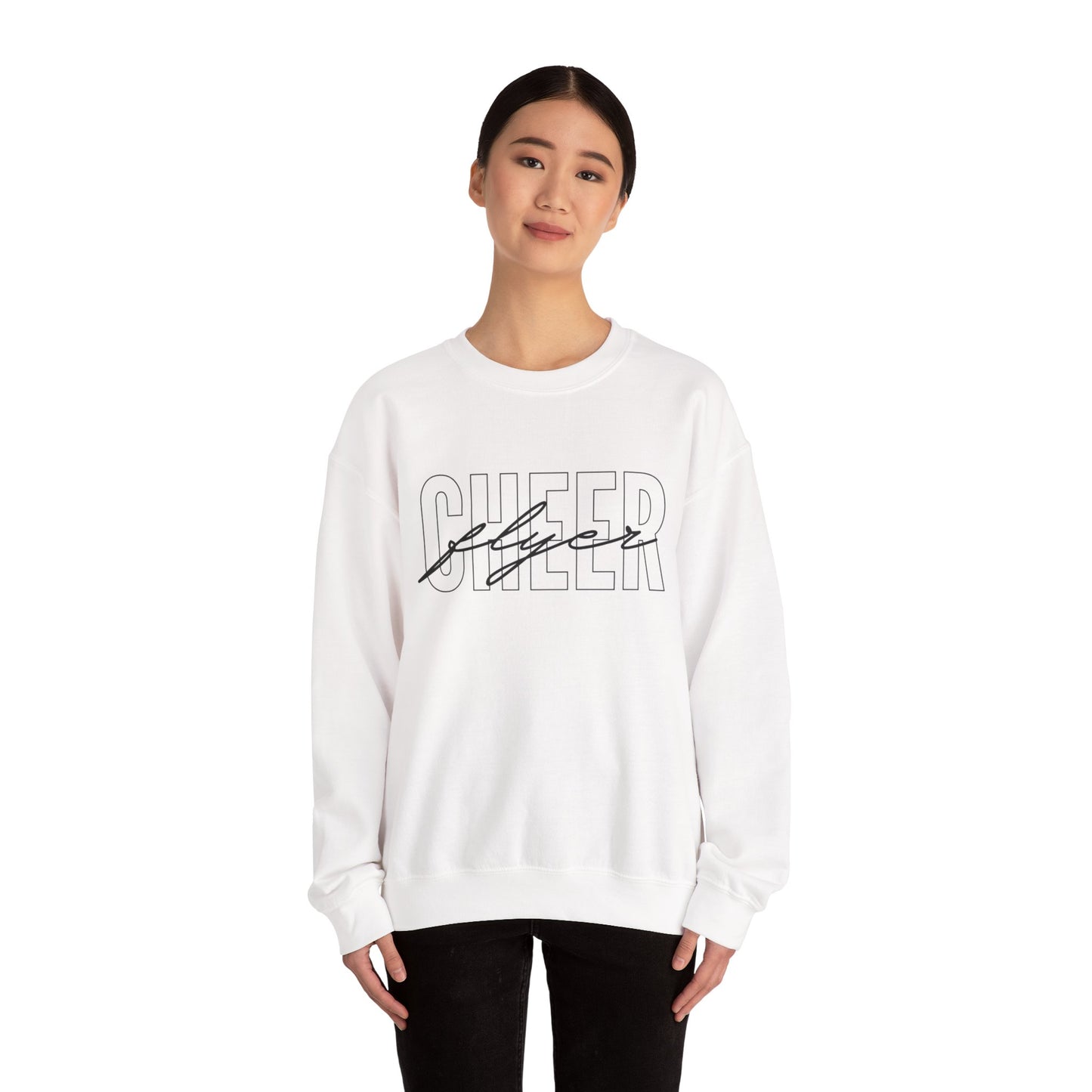 Cheer Flyer Sweatshirt and T-Shirt for Cheerleaders