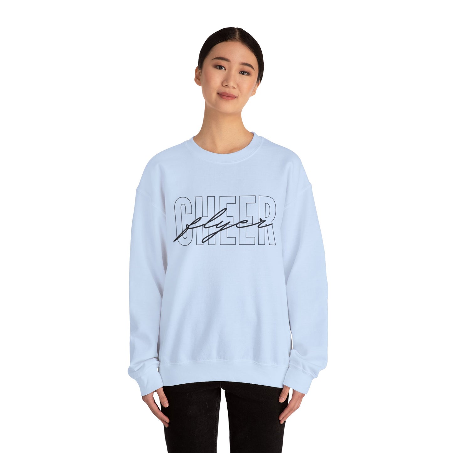 Cheer Flyer Sweatshirt and T-Shirt for Cheerleaders