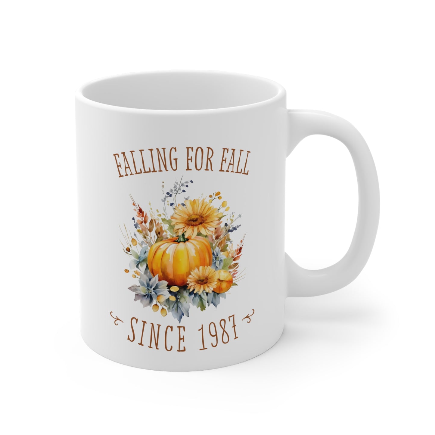 Falling for Fall Custom Year 11oz Ceramic Mug