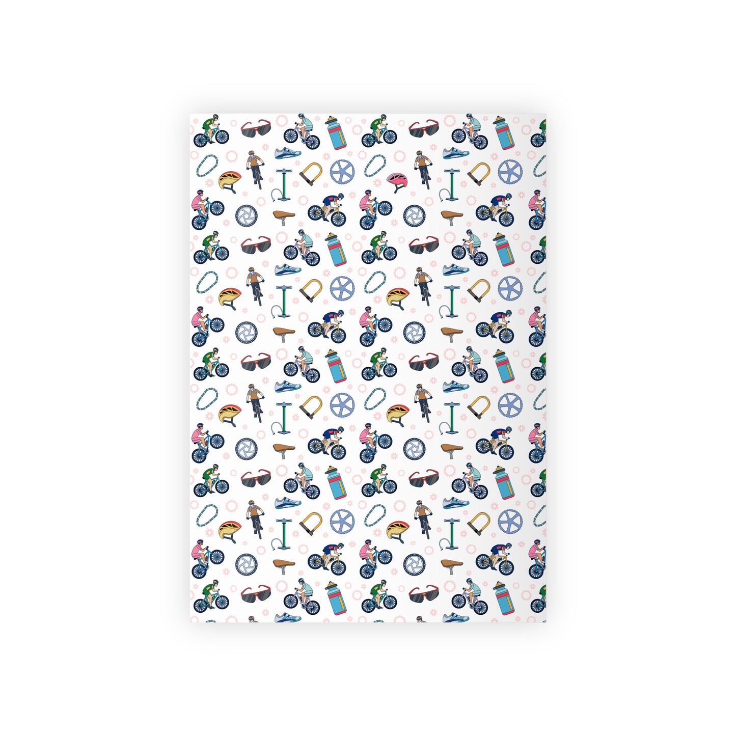 Mountain Biking Print Gift Wrapping Paper Roll