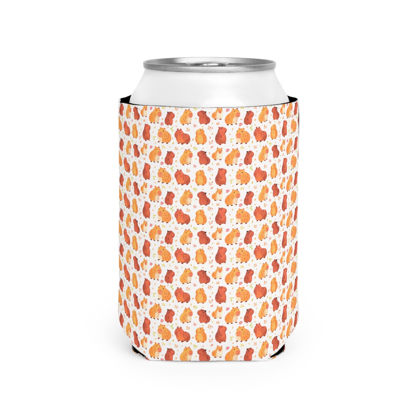 Capybara Printed Can Cooler Sleeve
