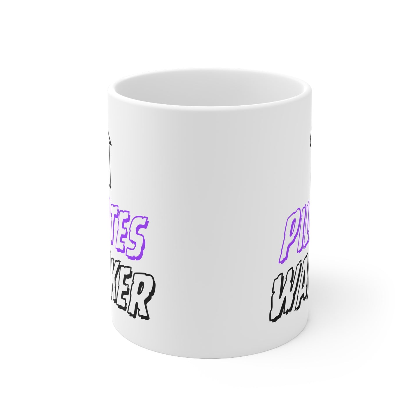 Pilates Wanker Quote 11oz Ceramic Mug