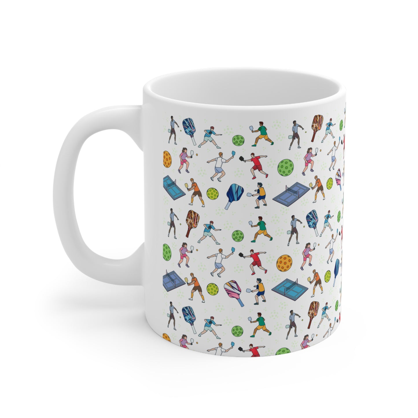 Pickleball Inspired Print 11oz Ceramic Mug
