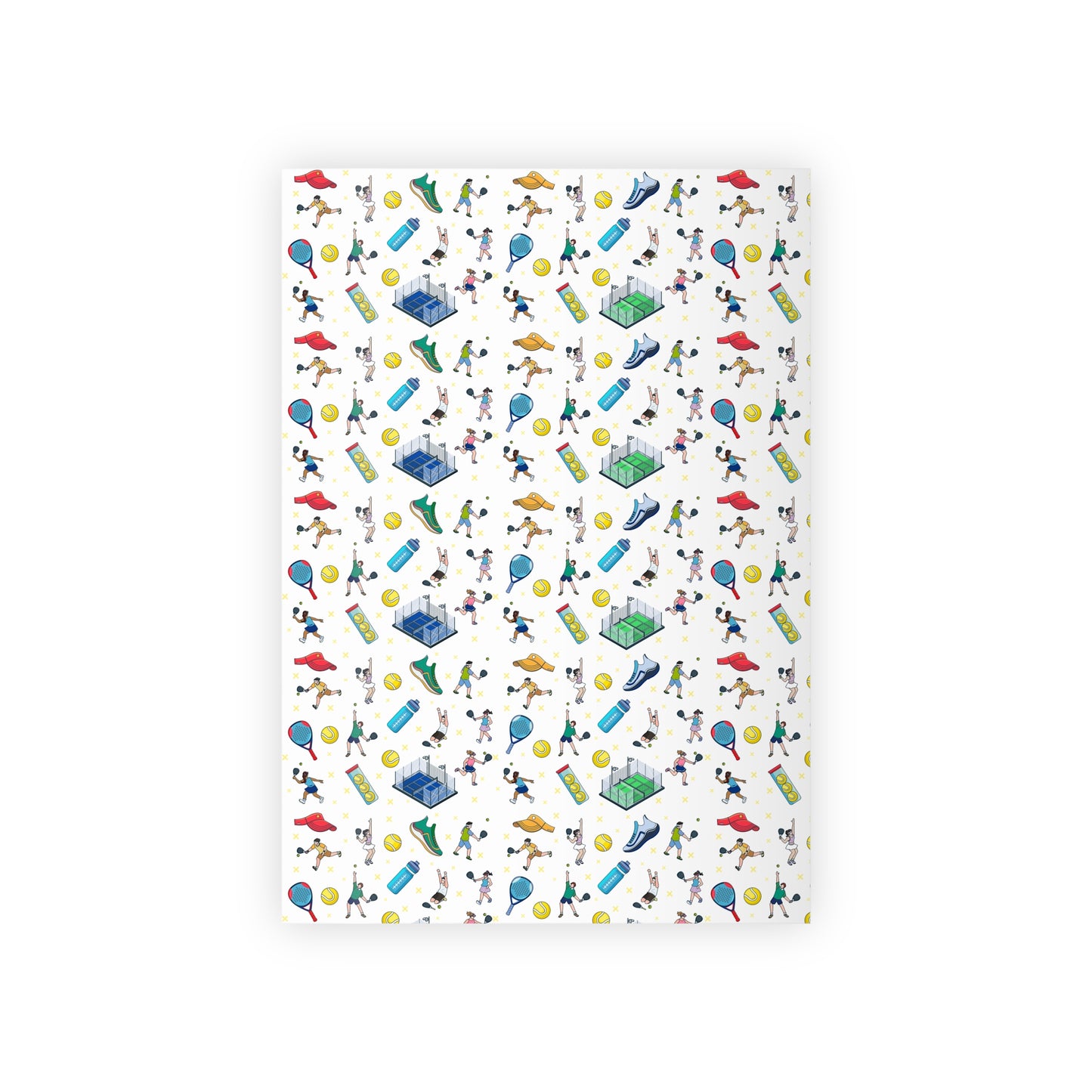 Padel Print Gift Wrapping Paper Roll