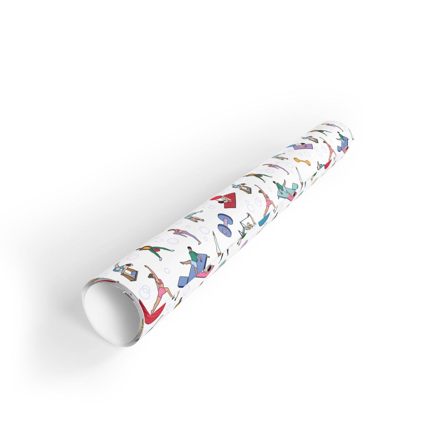 Pilates Print Gift Wrapping Paper Roll