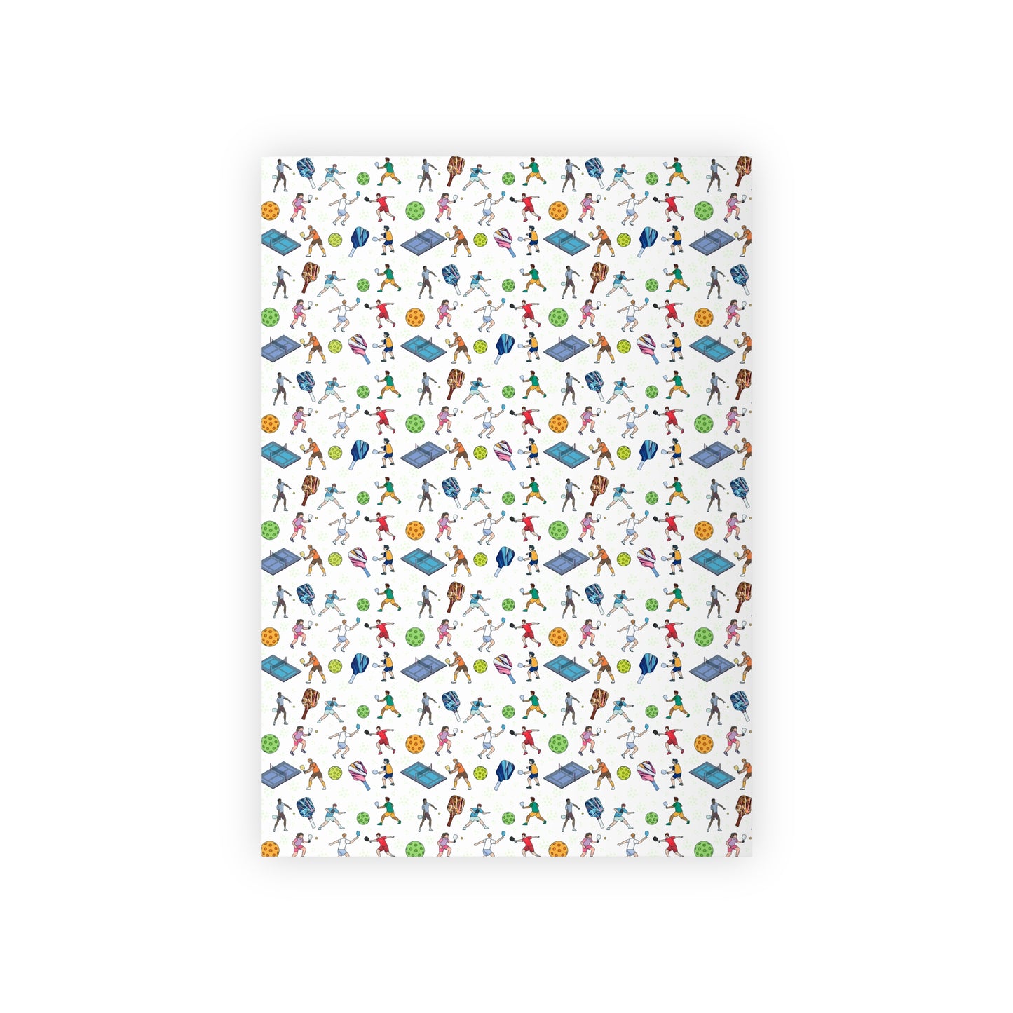 Pickleball Print Gift Wrapping Paper Roll