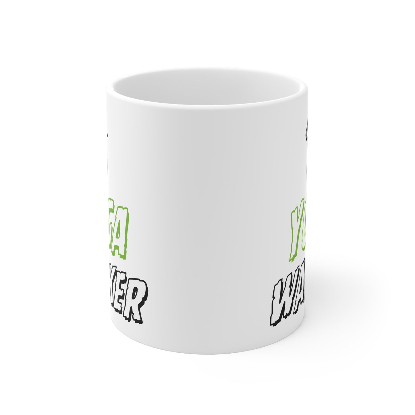 Yoga Wanker Quote 11oz Ceramic Mug