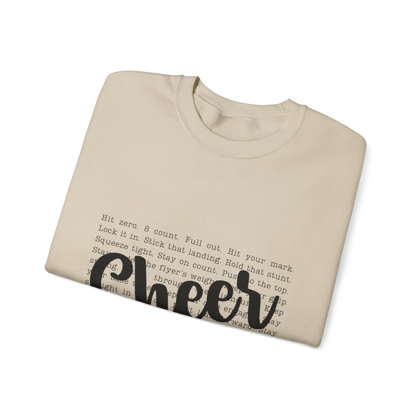 Cheer Motivation Sweatshirt and T-Shirt